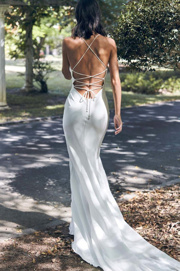 SSR1714,Simple Mermaid Spaghetti Straps Formal Dress, Fashion Evening Long Prom Dresses