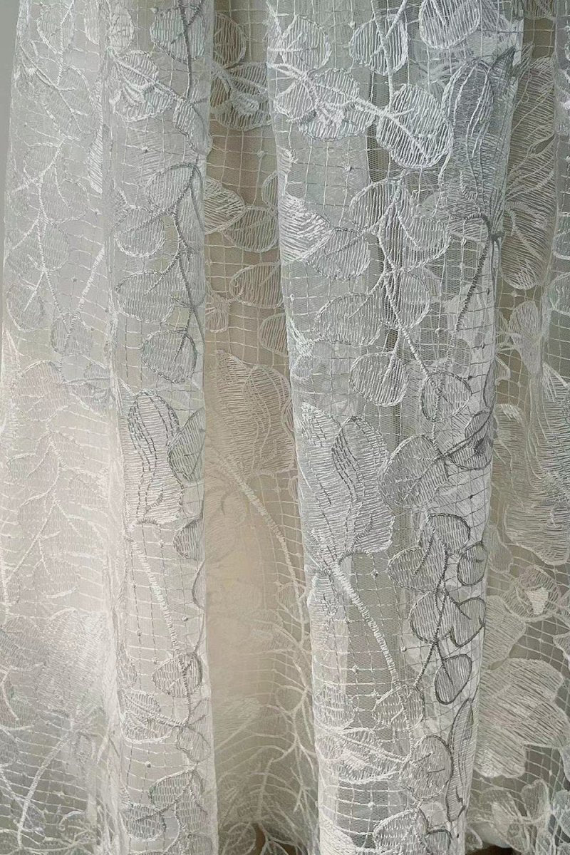 Charming A Line Sweetheart Lilac Tulle Tea Length Party Dress with Appliques, SSR1231