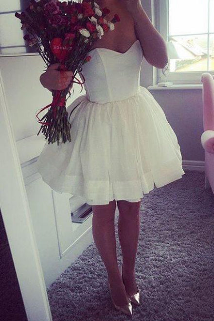 SSR1301,Off white homecoming dresses graduation dress short prom dress