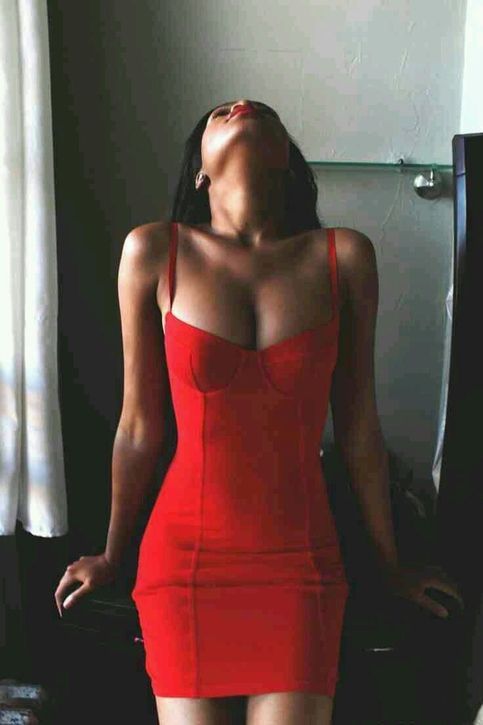 SSR1853,Straps Red Satin Bodycon Homecoming Dresses, Short Prom Evening Dress