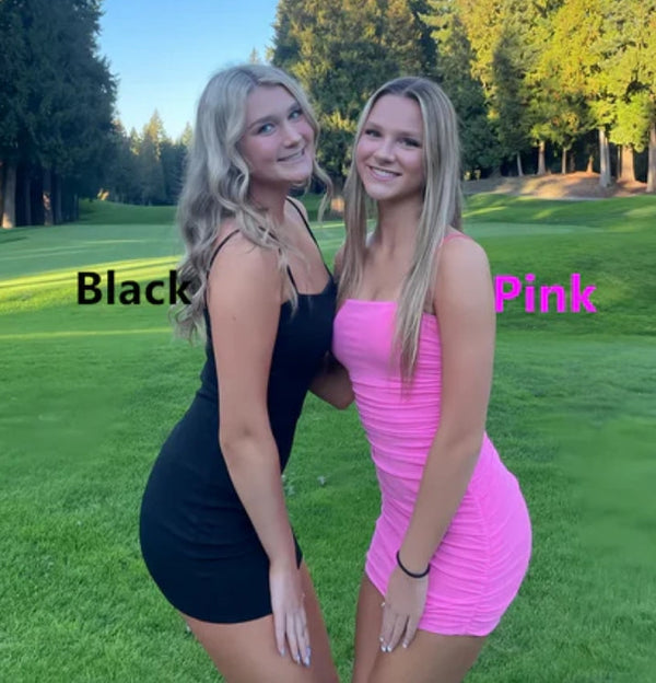 Black Spaghetti Straps Tight Homecoming Dress Simple Short Party Dress