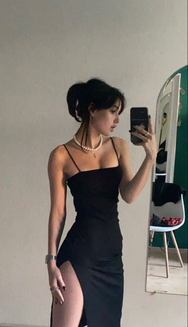 SSR0834,Sexy black prom dress spaghetti straps tight short prom dress black homecoming dresses