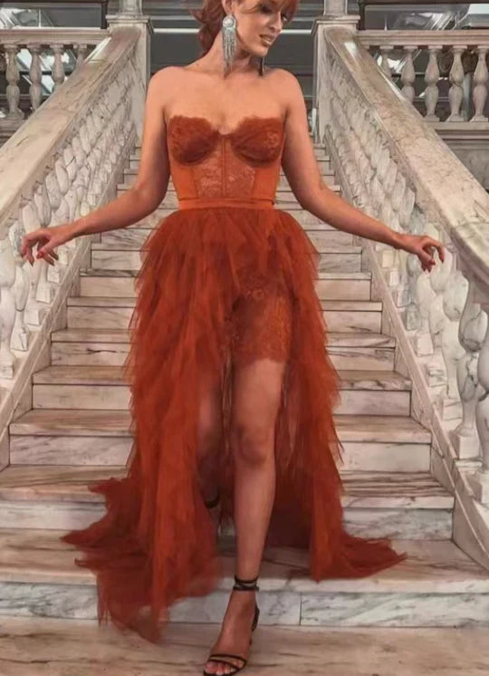SSR1592,Charming sweetheart lace tulle long prom evening dresses