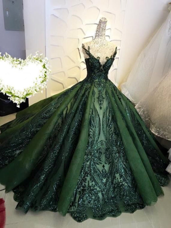 SSR0659,Sequins Sparkle Evening Ball Gown Sweet 16 Dress Prom Beading Appliques Dress Party Princess Dress